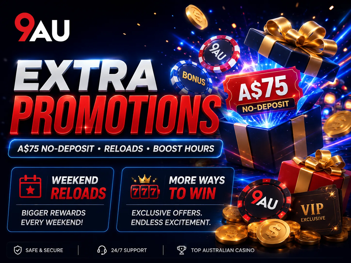 9AU extra promotions